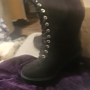 Torrid Women's Black Lace-Up Boots